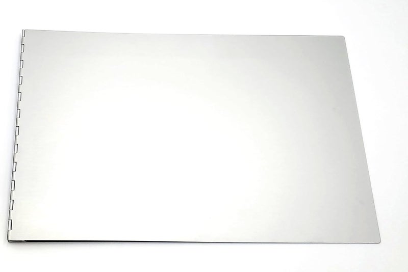 Ruby Paulina 11x17 Landscape Binder, Heavy Duty Aluminum Fixed 2-Post Landscape Document Organizer with Piano Hinge. Portfolio Art Binder for Artwork Storage, Display Tattoo Book, Blueprints, Tabloid Organization - Image 1
